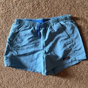 Patagonia Light Blue Athletic Shorts